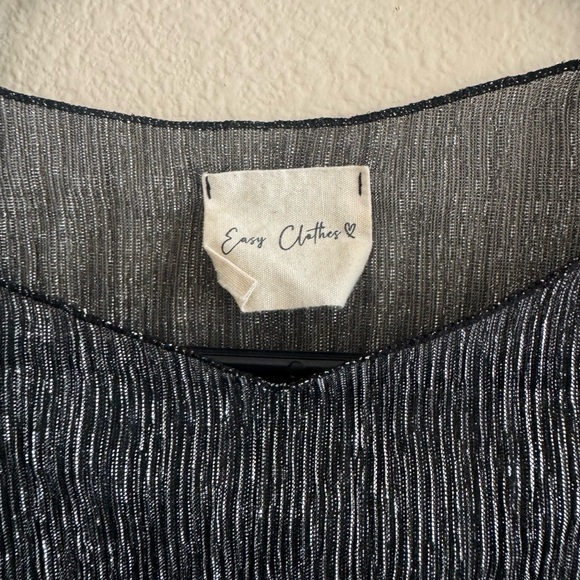 Gray Glitter Top - Picture 3 of 3